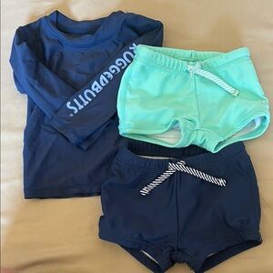 Kids Swim Set - Blue and Mint